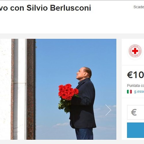 100mila euro per andare a pranzo con Silvio Berlusconi: non è una bufala
