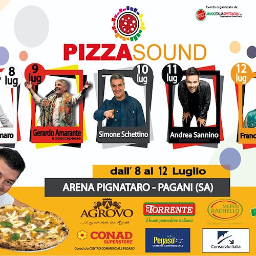 A Pagani torna la kermesse "Pizza Sound": 8-12 luglio appuntamento nell’arena Pignataro 