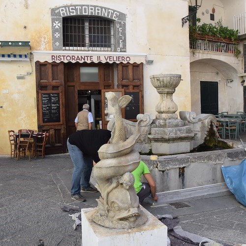 Atrani trasformata in un set cinematografico avrà in piazza una sirena e un panificio con i prodotti freschi di Civale /foto