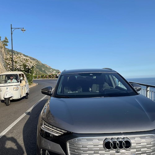 Audi Q4 e-tron in anteprima a Positano. Abbiamo visto il futuro: elettrizzante!
