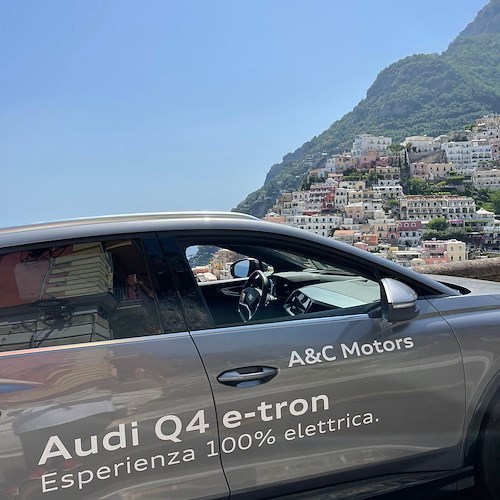 Audi Q4 e-tron in anteprima a Positano. Abbiamo visto il futuro: elettrizzante!