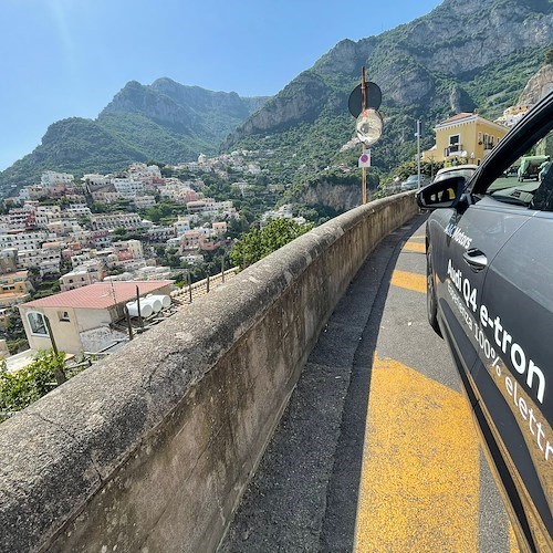 Audi Q4 e-tron in anteprima a Positano. Abbiamo visto il futuro: elettrizzante!