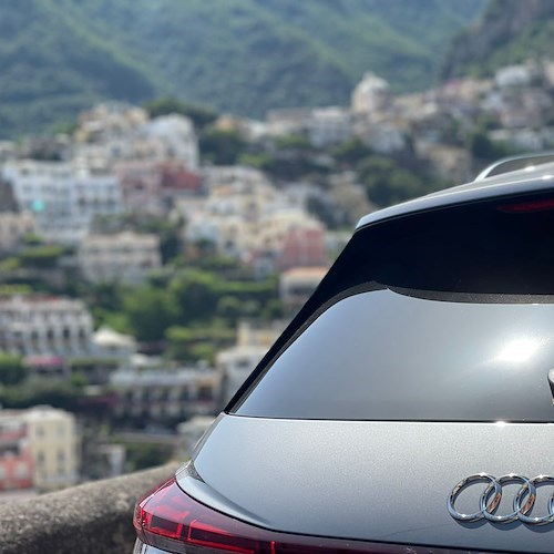 Audi Q4 e-tron in anteprima a Positano. Abbiamo visto il futuro: elettrizzante!