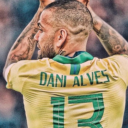 Il calciatore brasiliano Dani Alves<br />&copy; pagina FB Dani Alves