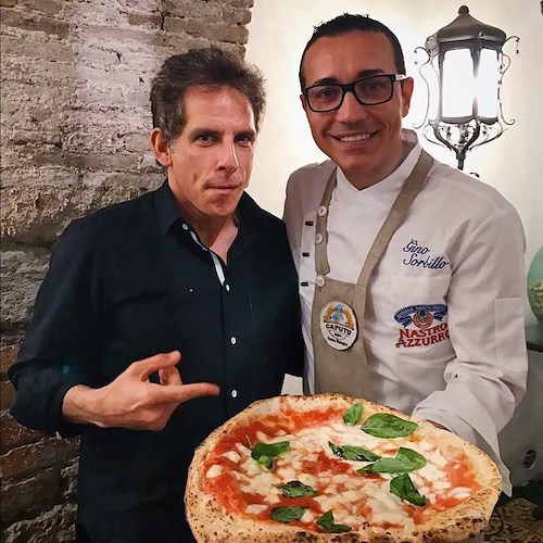 Ben Stiller in vacanza in Italia a Napoli per la pizza di Gino Sorbillo