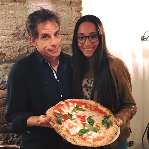 Ben Stiller in vacanza in Italia a Napoli per la pizza di Gino Sorbillo