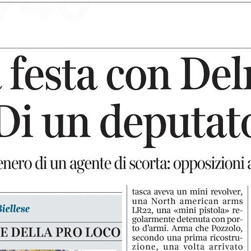 L'intervista a Delmastro sul Corriere della Sera di oggi<br />&copy; Corriere della Sera
