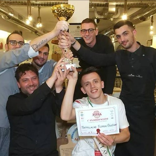 Campionato Nazionale "Pizza DOC", Christian Manolache di "Daniele Gourmet" vince il premio per la pizza senza glutine