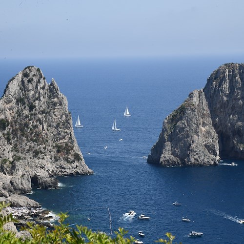 Capri Regatta 2022. Conclusa la prima tappa partita da Procida dopo l'evento di apertura /Foto