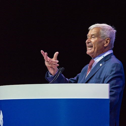 Carlo Sangalli, presidente Confcommercio<br />&copy; pagina FB Confcommercio