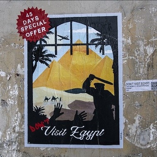 "DON'T VISIT EGYPT" l'ultima provocazione della Street Artist Laika