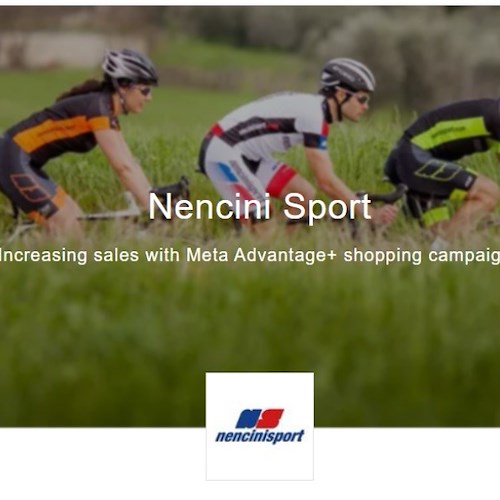 E-Commerce "Nencini Sport", META premia Studio Cappello: “Case History da imitare”
