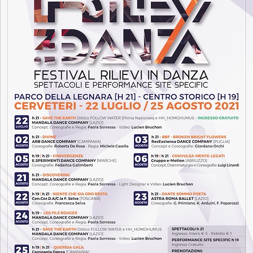 Festival Nazionale Rilievi In Danza 2021 - I Edizione