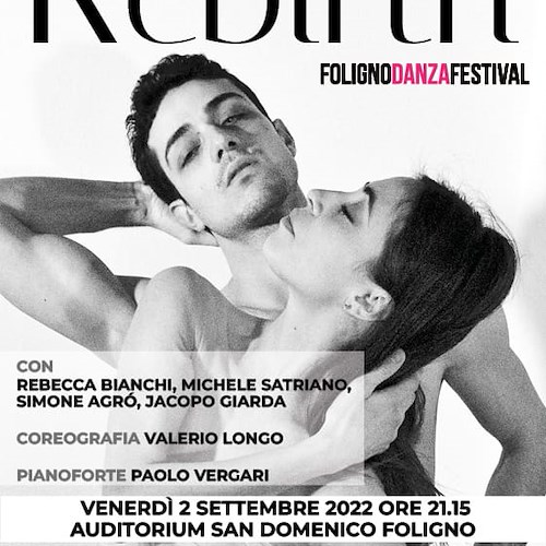Foligno Danza Festival. Rebirth: performance di danza e musica dal vivo