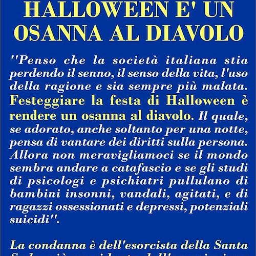Halloween 2016, Padre Amorth dice che sia come celebrare il diavolo: cosa ne pensano la Chiesa e gli italiani?