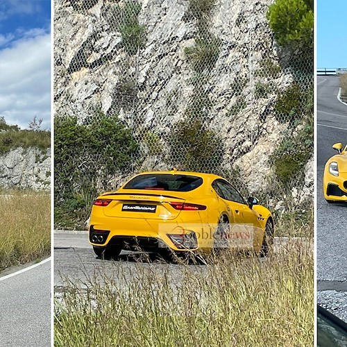 La nuova Maserati Granturismo in versione Trofeo a Maratea