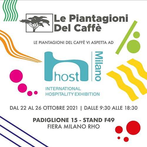 "Le Piantagioni del Caffè" annuncia importanti novità a HOST Milano