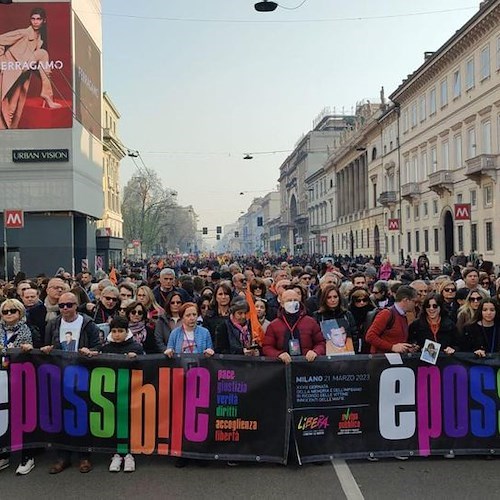 Milano, in 70mila per giornata in memoria vittime mafia