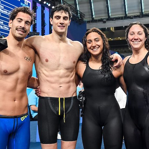I nuotatori italiani a Doha<br />&copy; pagina FB FIN