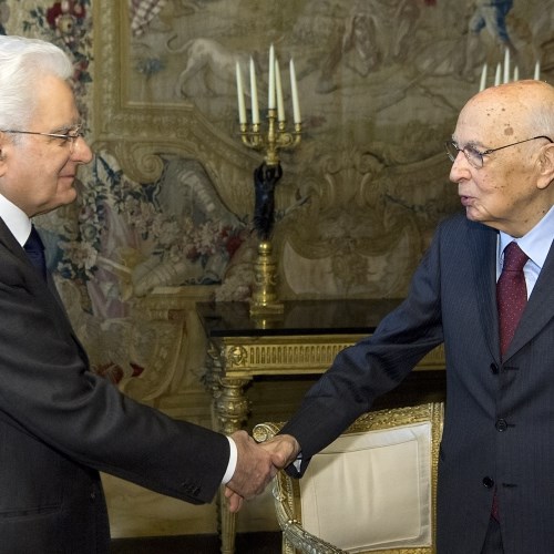 Sergio Mattarella e Giorgio Napolitano<br />&copy; Quirinale sito istituzionale