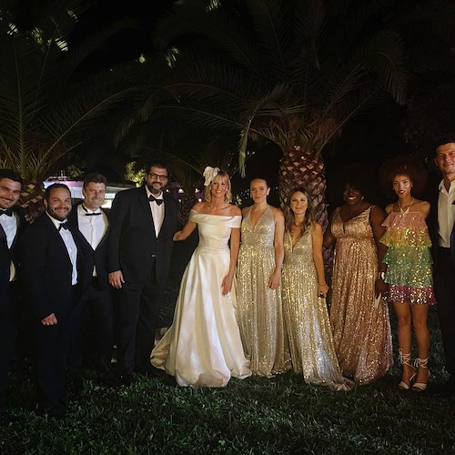 Musica e divertimento al matrimonio di Federica Pellegrini con il Gruppo Arechi di Salerno