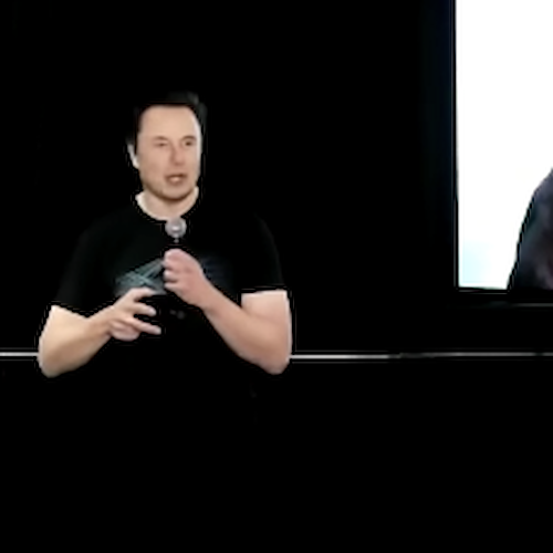 Elon Musk<br />&copy; pagina FB Rai 3