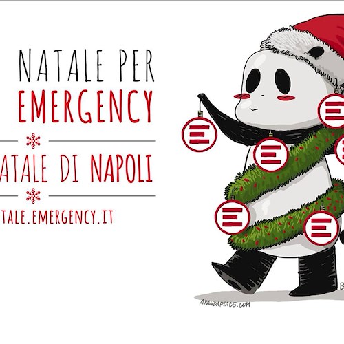 Napoli, Emergency allestisce uno spazio per raccogliere fondi