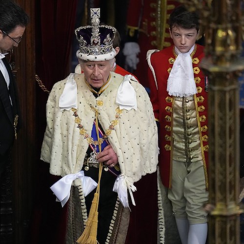 Regno Unito, Re Carlo III al suo primo discorso al Parlamento