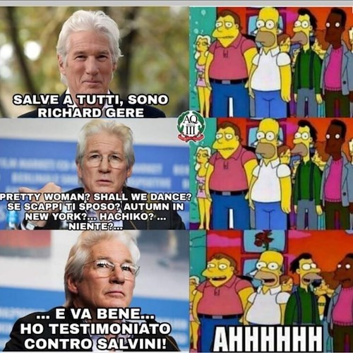 «Richard Gere cerca di visibilità con Open Arms». Sui social esplode l'ironia dopo la frase della Meloni