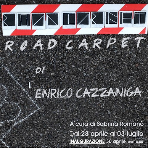 Road Carpet: a Saronno l'installazione dell'artista Enrico Cazzaniga