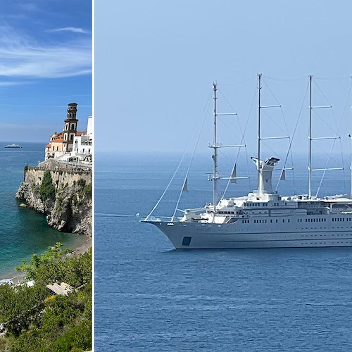 "SeaDream II", "Seabourn Sojourn" e il veliero "Wind Surf": Navi e Super Yacht in Costa d'Amalfi