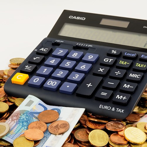 Euro e calcolatrice<br />&copy; Foto di Bruno da Pixabay