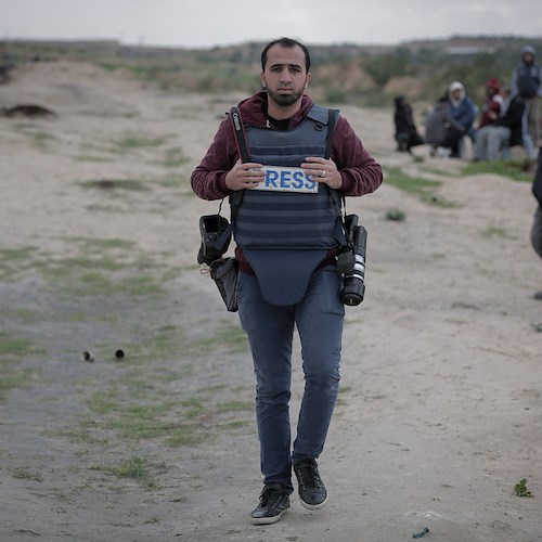 Reporter a Gaza<br />&copy; Foto di hosny salah da Pixabay