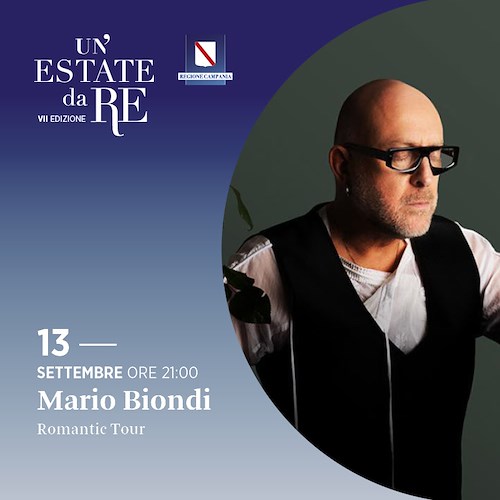 "Un'Estate da RE", alla Reggia di Caserta è sold out per il concerto di Mario Biondi