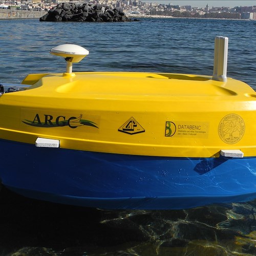 Un innovativo drone marino per rilevare il tesoro sommerso nel mare di Napoli. La seconda tappa del roadshow sul Parco Archeologico Urbano di Napoli