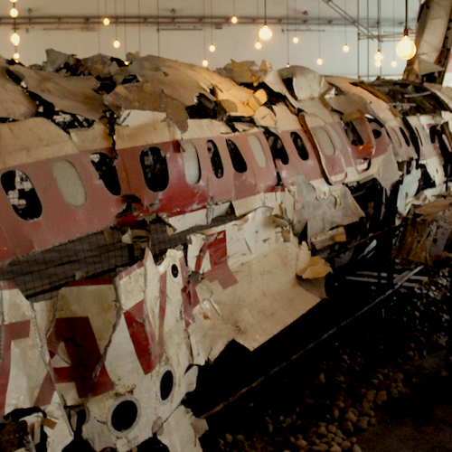 Rottami del Dc-9 abbattuto ad Ustica nel 1980<br />&copy; Davide Palmisano