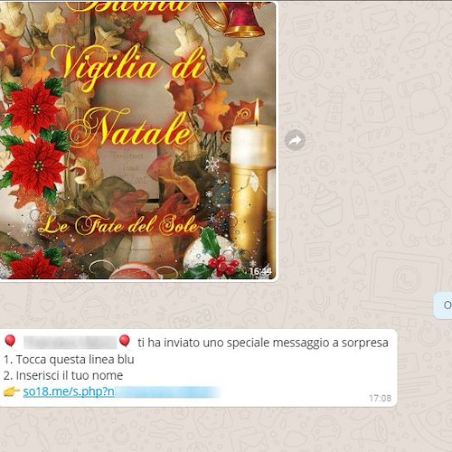 WhatsApp di capodanno: messaggio a sorpresa diventa virale clicca qui #condividete