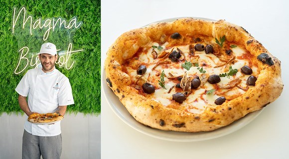 Al Magma Bistrot di Torre del Greco, il pizzaiolo Raimondo De Crescenzo